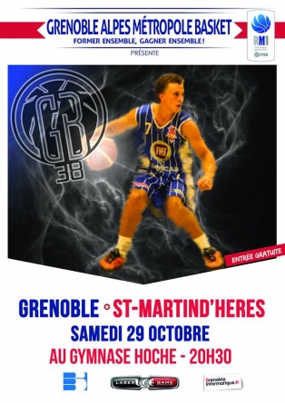 Robin Panisset (Grenoble Alpes Métropole Basket) : « Une énergie positive dans l’équipe »